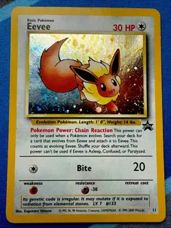 2000 Pokemon HOLO EEVEE Black Star Promo - #11 - Image 1