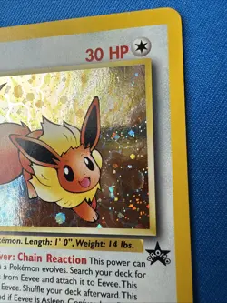 2000 Pokemon HOLO EEVEE Black Star Promo - #11 - Image 3