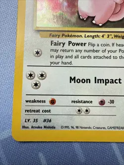 Erika's Clefable HOLO RARE 3/132 Gym Heroes VINTAGE 2000 Pokemon TCG - Image 5