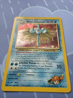 Misty's Tentacruel HOLO 10/132 Gym Heroes VINTAGE Pokemon 2000 - Image 3