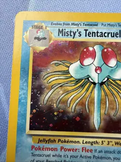 Misty's Tentacruel HOLO 10/132 Gym Heroes VINTAGE Pokemon 2000 - Image 4