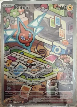 Rotom 197/182 Destined Rivals NM Illustration Rare Pokemon TCG - Image 1