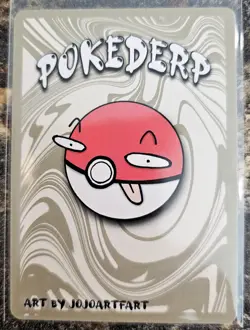 Pokederp JWillyGuy 1st Print Pokemon Fan Art Gasball 22 (Gastly) NM or Better - Image 2