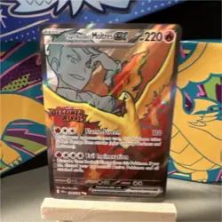 Pokemon TCG Team Rocket's Moltres ex 208/182 Destined Rivals Stamped - Image 1
