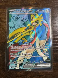 Pokemon TCG Journey Together Hop's Zacian EX Ultra Rare 176/159 - Image 1