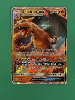 2019 Pokemon Charizard GX SM195 Black Star Promo VG - Image 1