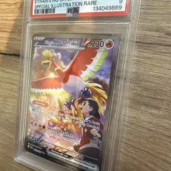 2025 Pokemon Scarlet Violet Destined Rivals Ethan Ho Oh Ex #230 PSA 9 MINT - Image 3