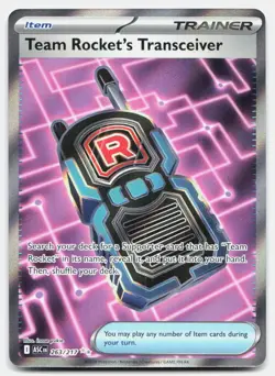 Team Rocket's Transceiver 263/217 Ultra Rare ME: Ascended Heroes Pokemon NM - Image 1