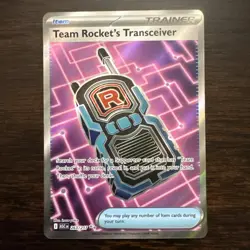 Team Rocket's Transceiver 263/217 Mega Evolution Ascended Heroes Pokemon TCG NM - Image 1