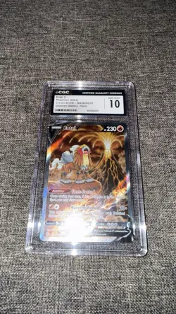 CGC GEM MINT 10 Pokemon TCG Entei V GG36/GG70 Crown Zenith Galarian Gallery Holo - Image 3