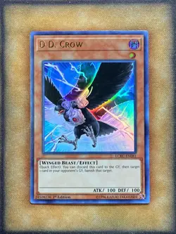 Yugioh D.D. Crow LCKC-EN081 Ultra Rare 1st Ed LP - Image 1