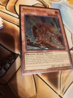 Print Issue YuGiOh Rokket Tracer OP30-EN001 Ultimate Rare NM Free Ship - Image 5