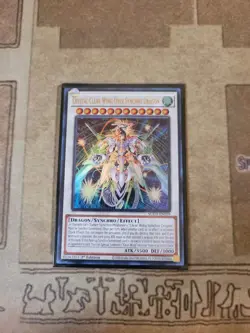 YUGIOH CRYSTAL CLEAR WING OVER SYNCHRO DRAGON SUDA-EN039 ULTRA 1ST ED NM - Image 1