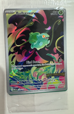Bulbasaur 133/132 - Stamped SEALED Promo Mega Evolution Pokemon TCG - NM Card - Image 1