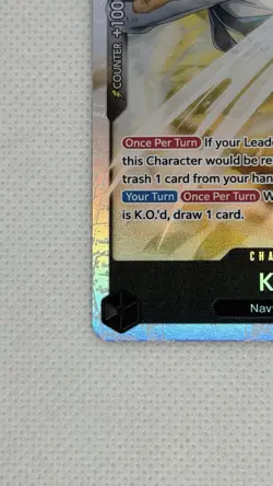 Koby EB04-044 SR Super Rare Foil One Piece Card Game Navy NM OP-15 - Image 4