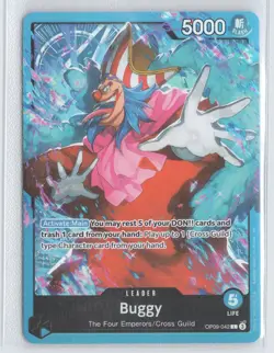 Buggy (OP09-042) OP09-042 Leader Starter Deck 25: BLUE Buggy One Piece Near Mint - Image 1