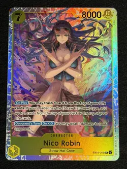 One Piece CCG Heroines Edition Foil NICO ROBIN EB03-055 SR English - Image 1