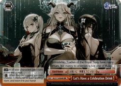 Let's Have a Celebration Drink (RRR) Triple Rare Azur Lane Vol. 2 AZL/S119-E094R - Image 1