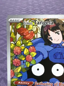 Pokemon Erika's Tangela Illustration Rare Holo ME: Ascended Heroes 218/217 NM - Image 2
