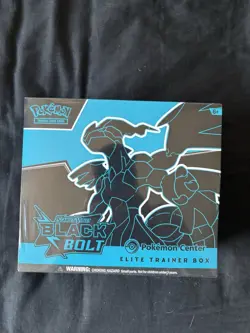 Pokemon TCG - Black Bolt and White Flare Pokemon Center ETB - Brand New & Sealed - Image 3