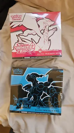 Black Bolt and White Flare Pokemon Center ETB - Brand New & Sealed - Image 1