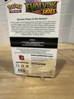 Pokemon TCG Evolving Skies Checklane Blister Pack Eevee Promo SEALED - Image 5