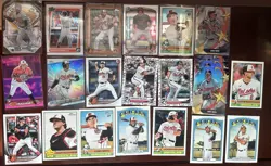 Baltimore Orioles Mixed Team Lot Of 22 Cards Feat Jackson Holliday And Coby Mayo - Image 1