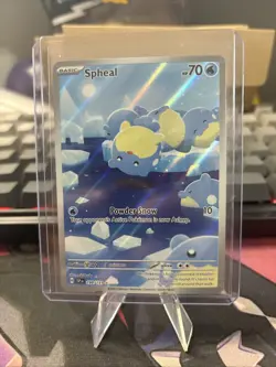 Pokemon Spheal TCG Illustration Rare Holo Card 199/191 S&V Surging Sparks Nm - Image 1