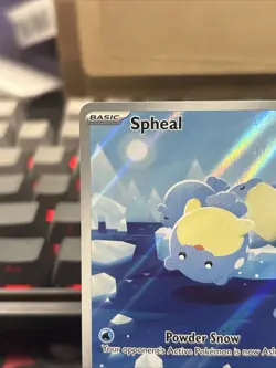 Pokemon Spheal TCG Illustration Rare Holo Card 199/191 S&V Surging Sparks Nm - Image 4