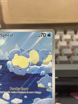 Pokemon Spheal TCG Illustration Rare Holo Card 199/191 S&V Surging Sparks Nm - Image 5