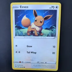 EEVEE 130/185 POKEMON CARD (VIVID VOLTAGE SET) - Image 1