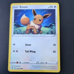 EEVEE 130/185 POKEMON CARD (VIVID VOLTAGE SET) - Image 2