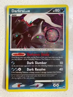 Pokemon Cards TCG: Darkrai 3/100 Lv. 48 Majestic Dawn Holo Rare Shiny 2008 Card - Image 1