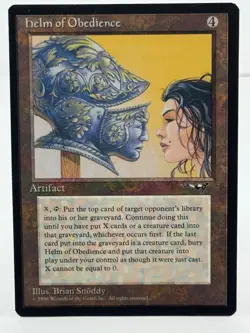 MTG**Helm of Obedience**Alliances Regular**LP/NM**Vintage**Magic the Gathering - Image 1