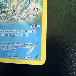 2015 Gyarados 21/98 XY - Ancient Origins Holo LP Pokemon TCG Single Card - Image 3