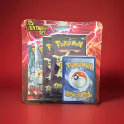 Konami Pokemon TCG Lightning Set Booster 3 Packs 1 Bonus Card Coin - 307386 97712544540 - Image 3
