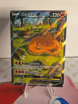 Pokemon TCG Charizard v SWSH260 Holo Rare Card Sword & Shield Promo - Image 1