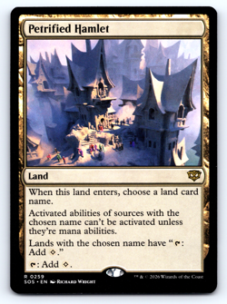 Petrified Hamlet - Secrets of Strixhaven - MTG - Image 1