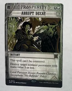 Abrupt Decay R Outlaws of Thunder Junction: Breaking News 34 NM - Image 1
