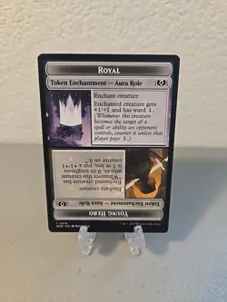 MTG Monster Sorcerer Royal Young Hero Double Sided Token MP Wilds Of Eldraine - Image 2