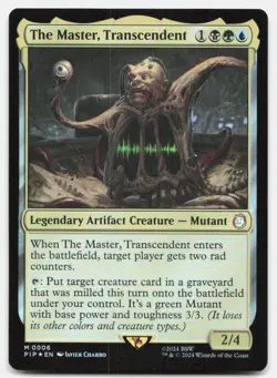 The Master, Transcendent 6 Universes Beyond: Fallout MTG Foil NM - Image 1