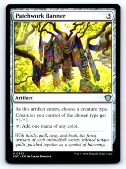 Patchwork Banner - Secrets of Strixhaven Commander - MTG - Image 1