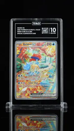Pokemon Keldeo EX White Flare Special Illustration Rare Holo TAG 10 #167/086 20… - Image 1