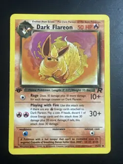 Dark Flareon 35/82 Team Rocket 1st Edition Pokemon - Image 1