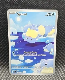 Pokemon Spheal 199/191 Surging Sparks Illustration Rare - Image 1