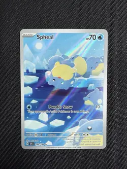 Pokemon Spheal 199/191 Illustration Rare Holo Sv08: Surging Sparks (2024) - Image 1