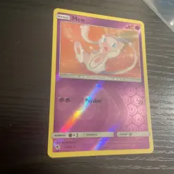 Pokemon TCG Mew 32/68 Hidden Fates Reverse Holo Rare (English) - LP - Image 2
