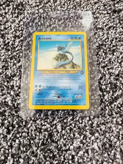 Pokemon Articuno #48 Black Star Promo Card Wizards of the Coast League 2002 Rare - Image 1