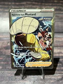 Rapid Strike Style Mustard TG27/TG30 Brilliant Stars Trainer Gallery Pokemon TCG - Image 1