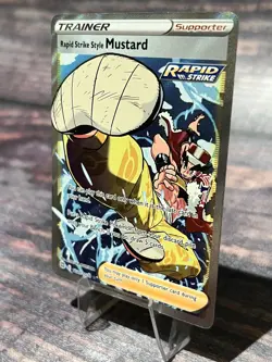 Rapid Strike Style Mustard TG27/TG30 Brilliant Stars Trainer Gallery Pokemon TCG - Image 3